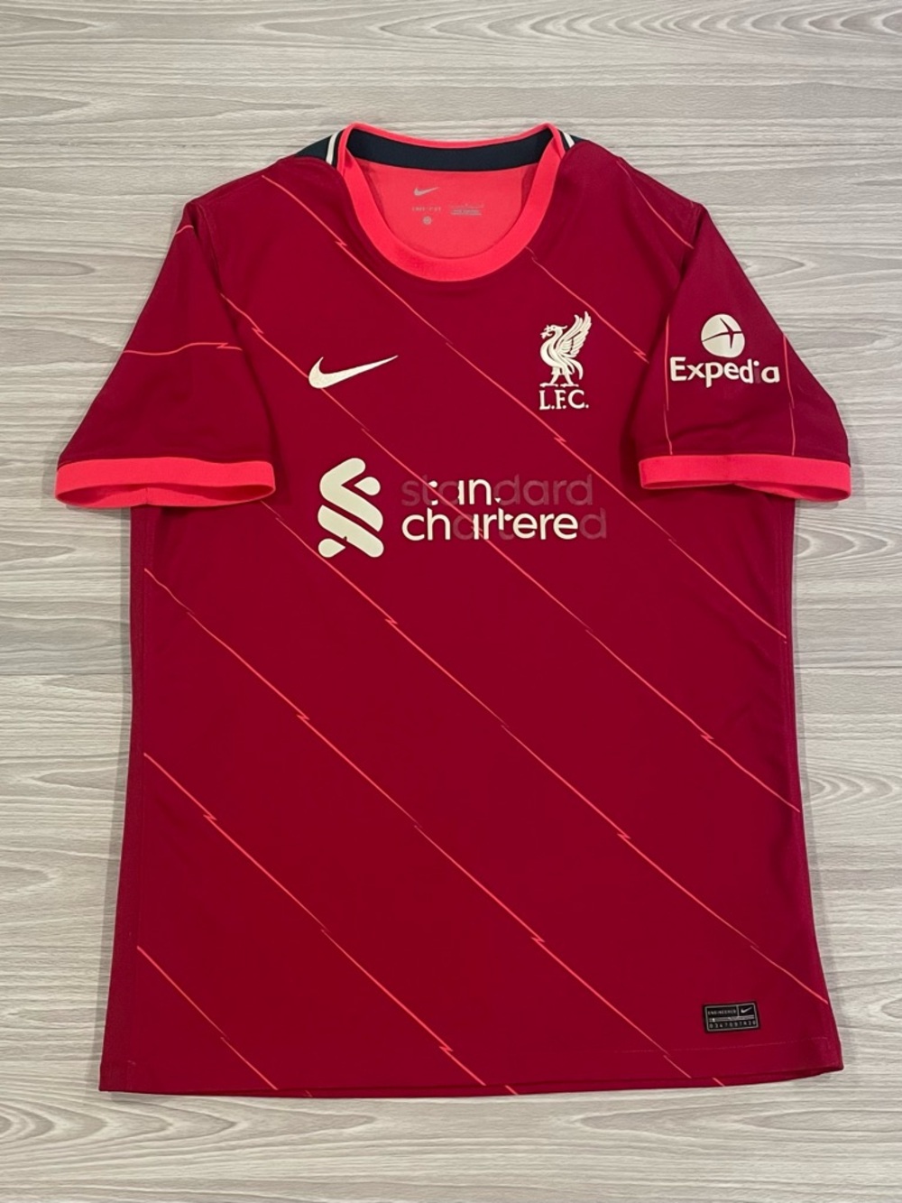 Nike 2021/22 Liverpool FC Home Jersey Soccer Dri Fit DB2560-688 Men's Size Large